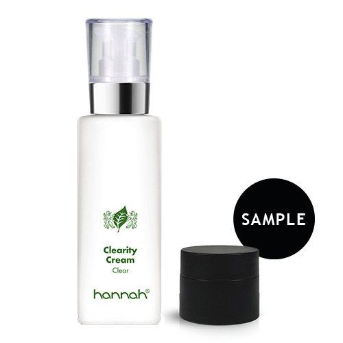hannah Clearity Cream Sample hannah Clearity Cream Sample