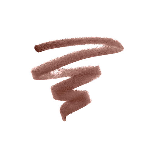 Geschreven kleurlijn textuur van het Jane Iredale Lip Pencil Nutmeg.