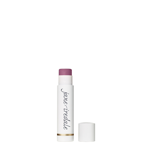 Geopende Jane Iredale LipDrink lippenbalsem in de kleur Crush met losse dop.