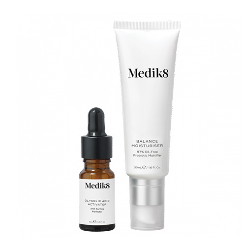 Medik8 Balance Moisturiser & Glycolic Acid Activator 50ml