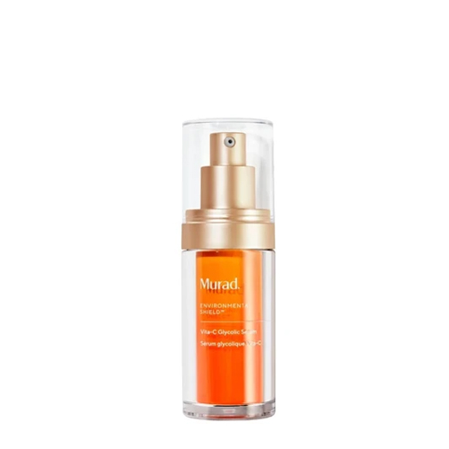 Murad Environmental Shield Vita-C Glycolic Serum pompflacon tegen witte achtergrond