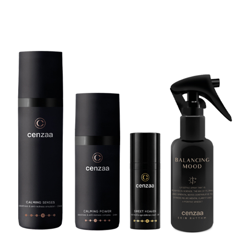 Cenzaa The Moment You Choose kerstset inhoud met Calming Senses Calming Power Sweet Heaven en Balancing Mood