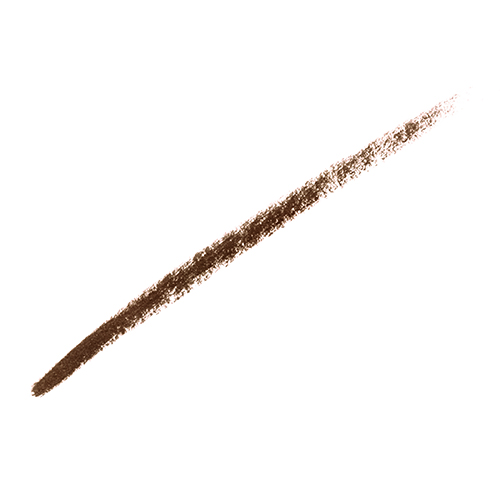 Swatch van de Jane Iredale Mystikol Powdered Eyeliner Dark Topaz.