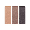 Jane Iredale Triple Brown Sugar overzicht van de drie losse rechthoekige oogschaduwtinten