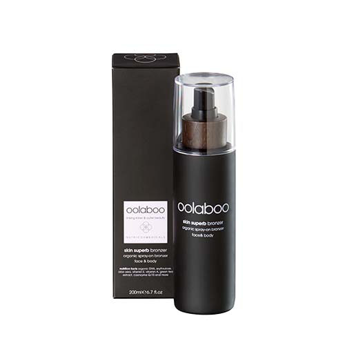 OOLABOO skin superb organic spray-on bronzer 200ml