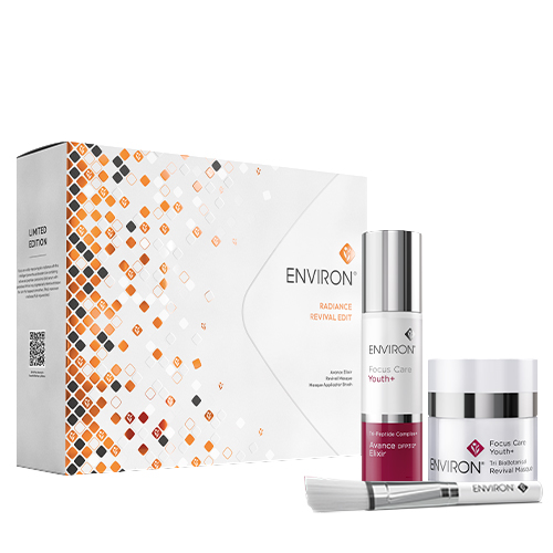 Environ Radiance Revival Edit geschenkset met gezichtsmasker en kwast