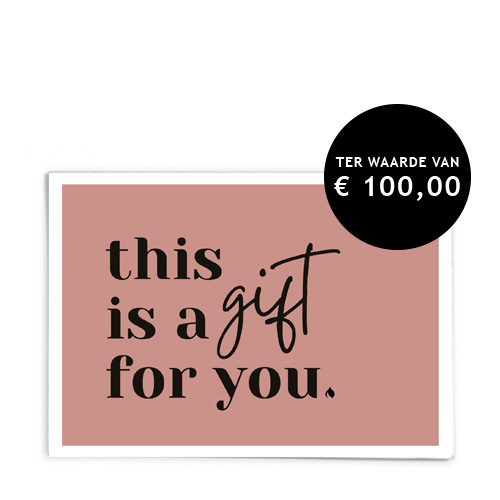 Cosmeticahuis Gift Card € 100,00