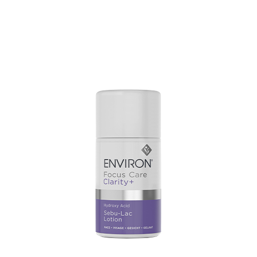 Productfoto van een 60ml flacon Environ Focus Care Clarity+ Hydroxy Acid Sebu-Lac Lotion.