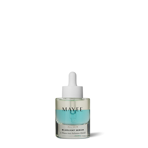 Het Bluelight serum van MAYEE is een krachtige antioxidantencocktail bescherm-je-huid-optimaal-tegen-schadelijke-invloeden-van-buitenaf-met-mayee-bluelight-serum