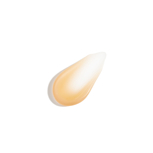 Een zijdezachte, druppelvormige uitsmeersel van de Natura Bissé Eye Recovery Balm in een wit-beige kleur op een witte achtergrond.