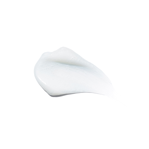 De romige en frisse textuur van de HydroPeptide Exfoliating Cleanser op een witte achtergrond.