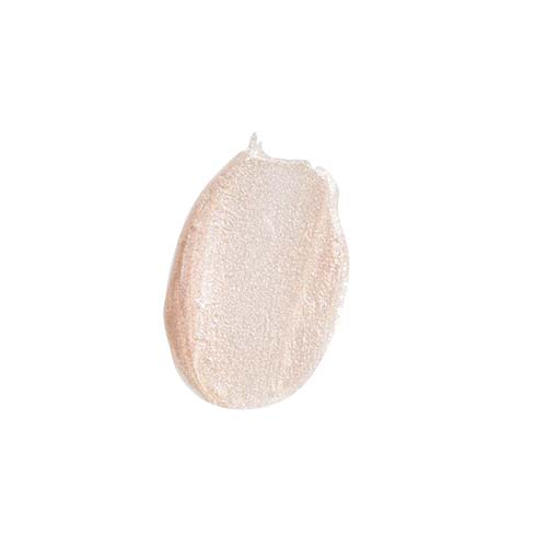 Swatch van de Nimya Spill The Juice lipgloss in de kleur Dont Tell Anyone met een lichte parelmoerachtige textuur
