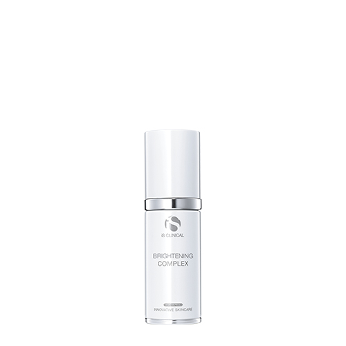 Witte flacon van iS Clinical Brightening Complex verhelderende gezichtscrème 50g