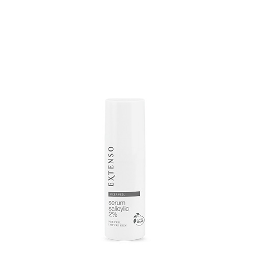 Een witte flacon van Extenso serum Salicylic