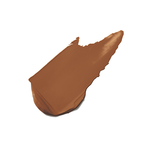 Textuur Jane Iredale Beyond Matte Liquid Foundation M14 op witte achtergrond