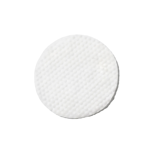 Close-up van een enkele ronde retexturizing body pad
