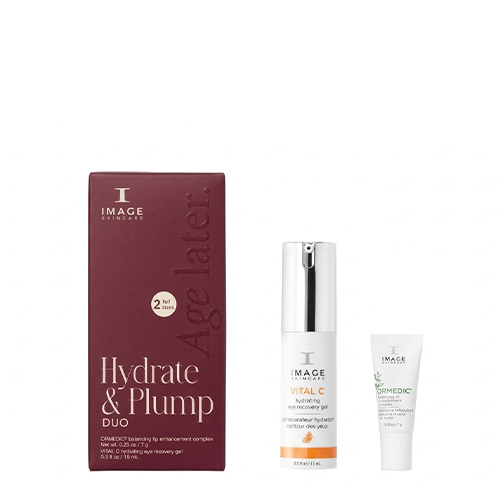 Productfoto van de IMAGE Skincare Hydrate and Plump Duo set op een strakke witte achtergrond