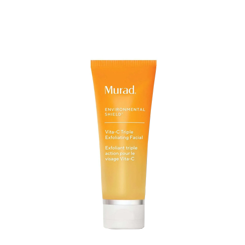 Murad Environmental Shield Vita-C Triple Exfoliating Facial tube tegen een witte achtergrond