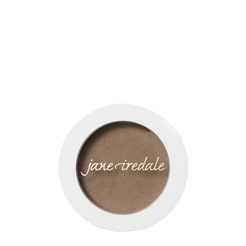 Gesloten ronde doos van de Jane Iredale PureBrow BrowPowder in de kleur Ash Blonde met transparant deksel.