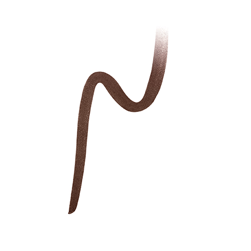 Swatch van het Jane Iredale Eye Pencil met een bruine potloodlijn.