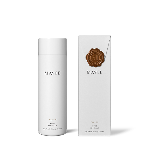 MAYEE Pure Micellar met verpakking Mayee-pure-micellar-reiniging