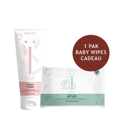 Naïf Billencrème 75ml + 1 pak Billendoekjes cadeau (54 stuks)