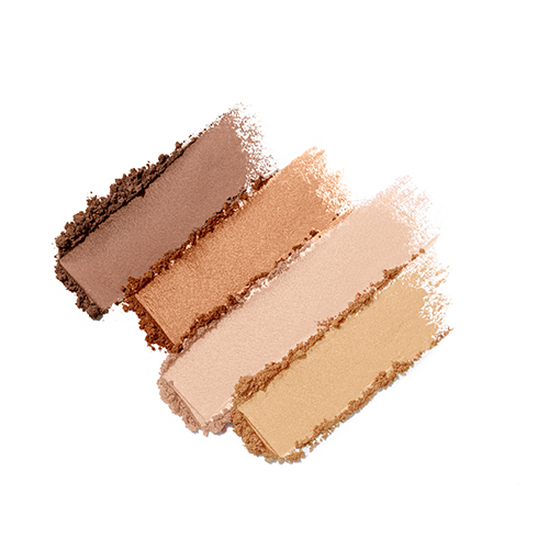 PureBronze Shimmer Bronzer Palette refill Moonglow Swatch