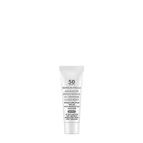 SkinCeuticals Advanced Brightening UV Defense SPF 50 zonnebrandcreme proefverpakking