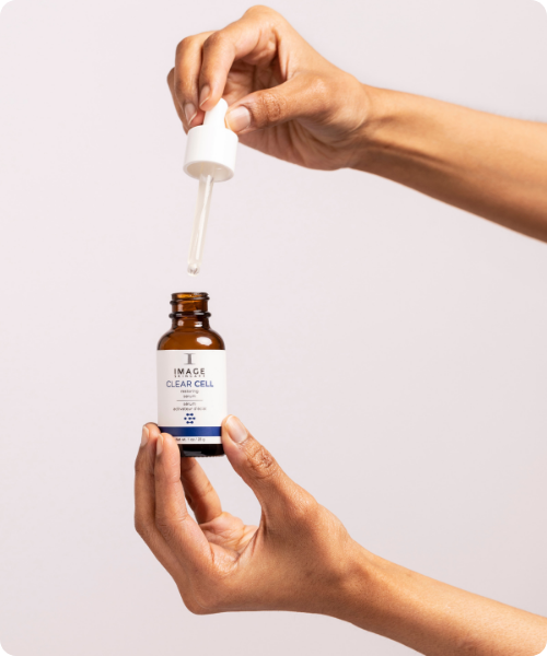 IMAGE-Skincare-CLEAR-CELL-Restoring-Serum-28gr-product-open-flacon-met-pipet-zichtbaar