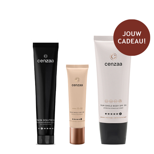 cenzaa-sun-trio-set-met-de-microdermabrasion-polish-van-cenzaa