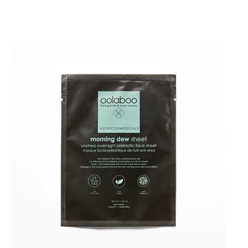 OOLABOO morning dew unstress overnight prebiotic face sheet 1st