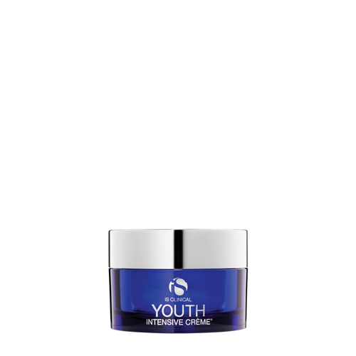Luxe blauwe pot van iS Clinical Youth Intensive Cream intensief verjongende gezichtscrème 50g