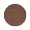 Ronde kleurswatch van de warmbruine kastanje-achtige Auburn tint voor Jane Iredale wenkbrauwproducten op een witte achtergrond.