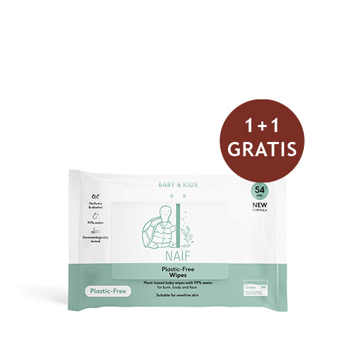 Naïf Plasticvrije Billendoekjes 1 x 54st