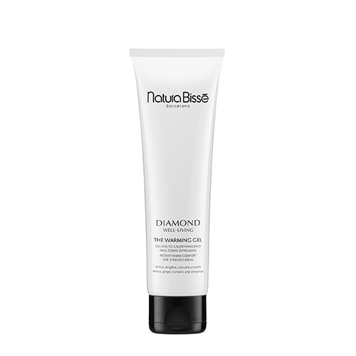 Vooraanzicht van de witte Natura Bissé Diamond Well-Living The Warming Gel tube van 150ml.