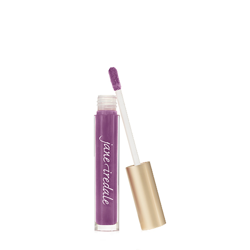 Geopende Jane Iredale HydroPure Hyaluronic Lip Gloss in de kleur Tourmaline met losse applicator.