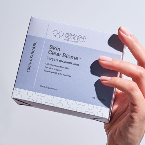 Supplement voor de gestreste, probleemhuid zuiver-de-huid-van-binnenuit