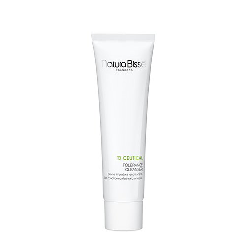 Een staande witte tube van de Natura Bissé NB Ceutical Tolerance Cleanser gezichtsreiniger van 150 ml.