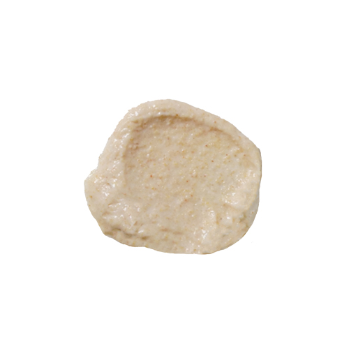 Textuur van de Cenzaa The Fabulous Body & Face Scrub op witte achtergrond