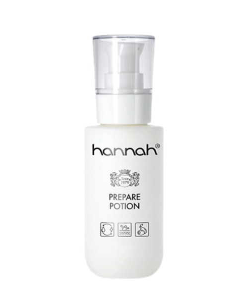 hannah Prepare Potion witte flacon met zwarte belettering