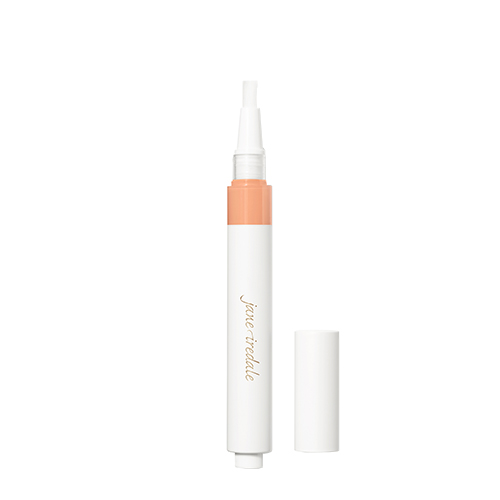 De jane iredale Skintuition Under Eye Concealer tint M8 geopend met de witte penseel applicator zichtbaar