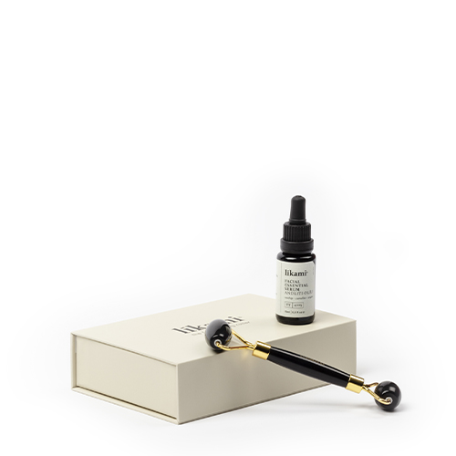 Facial Lifting Roller van Likami set-facial-essential-oil-serum-met-stone-roller