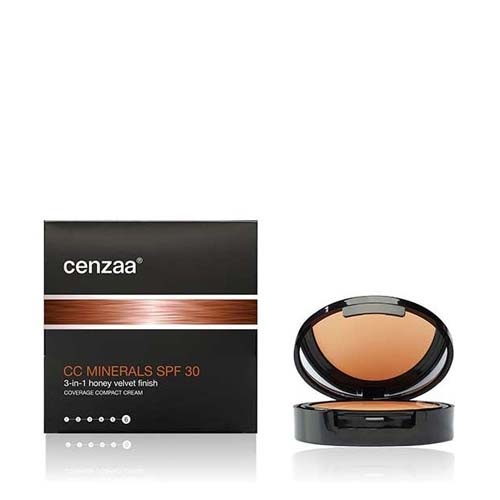 Cenzaa CC Minerals SPF30 - Honey Velvet Finish