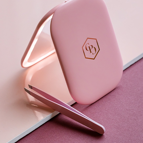 Pink-Pincet-Lichtgevende-Spiegel-Cent-Pur-Cent