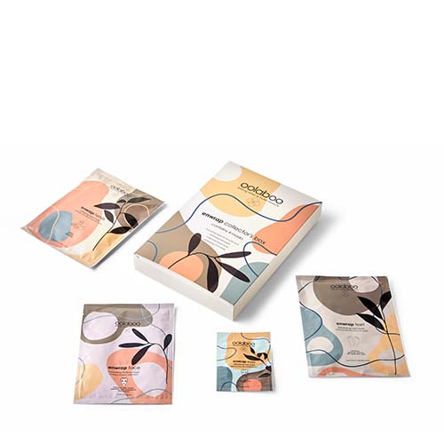 OOLABOO  ENWRAP Collector's Box 4 maskers OOLABOO  ENWRAP Collector's Box 4 maskers