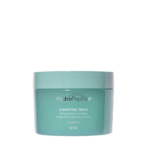HydroPeptide Clarifying Toner Pads pot met 60 stuks balance en control pads voor de huid