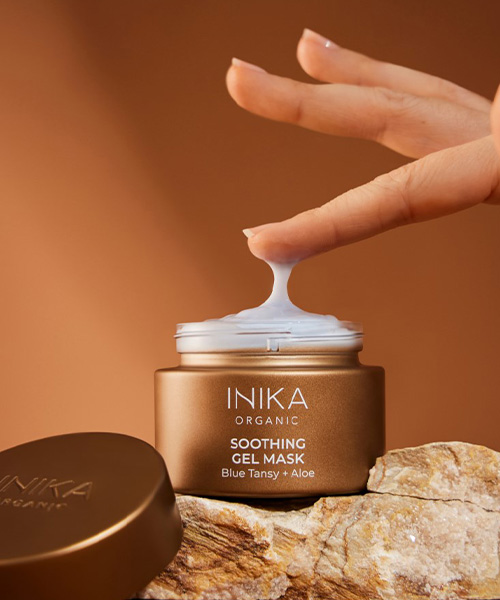 Soothing Gel Mask van INIKA Organic masker-voor-de-gevoelige-huid-van-inika-organic