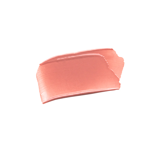 Een swatch van de Cent Pur Cent lipgloss SPF 30 in de kleur Rose, met zichtbare glans en pigmentatie.