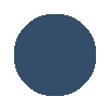 Kleurstaal van het Jane Iredale Eye Pencil Midnight Blue.