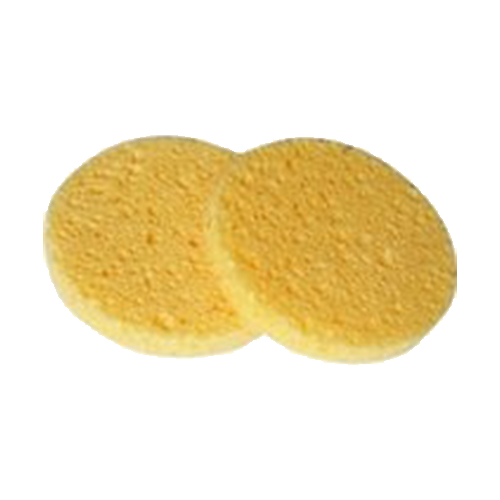 Face Sponges yellow - 2 pieces